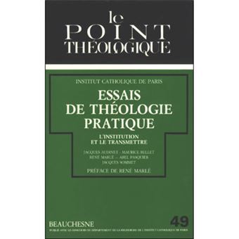 Essais de théologie pratique