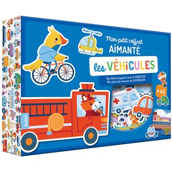 Mon petit coffret aimanté - les véhicules