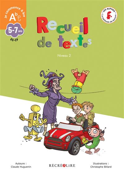 Recueil de textes Niveau 2 - Claude Huguenin - relié
