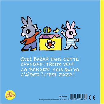 Trotro et Zaza rangent leur chambre
