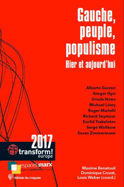 Gauche, peuple, populisme