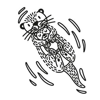 Bisous et calins - Ma première peinture magique