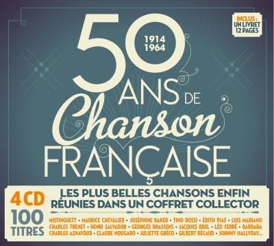 50 ans de chanson Française 1914-1964 Dgipack 4 CD