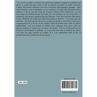 Propos sur le bonheur