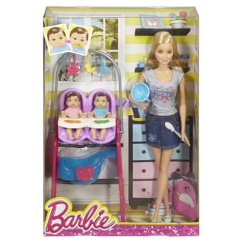barbie coffret baby sitter