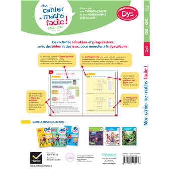 Mon cahier de maths facile !