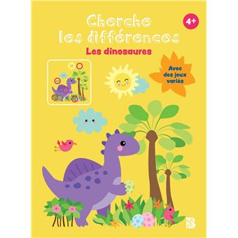 Bloc Cherche les différences Les dinosaures