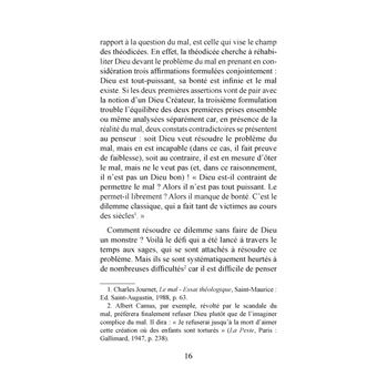 Si Dieu est amour, pourquoi le mal ?