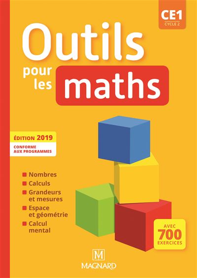 Outils pour les Maths CE1 (2019) - Manuel élève - Claire Delvaux - broché