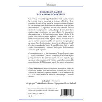 Des enfants cachés de la Shoah témoignent