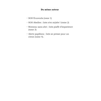 Moineau sans abri : Inès piaffe d'impatience