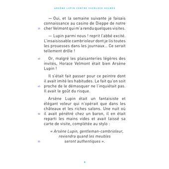 CLASSIQUES & CIE ECOLE CYCLE 3 - Arsène Lupin