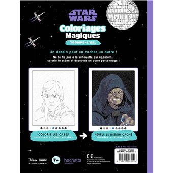 STAR WARS - Coloriages Magiques - Trompe l'oeil