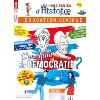 Histoire Junior HS n°20 - C'est quoi la démocratie ? - Octobre 2021