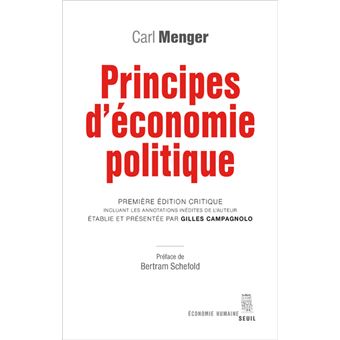 Principes d'économie politique