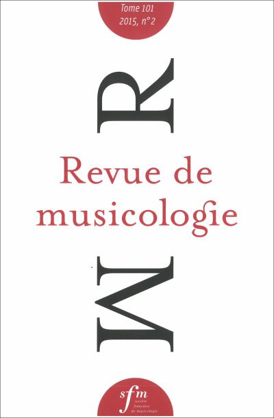 Revue de musicologie,101-02