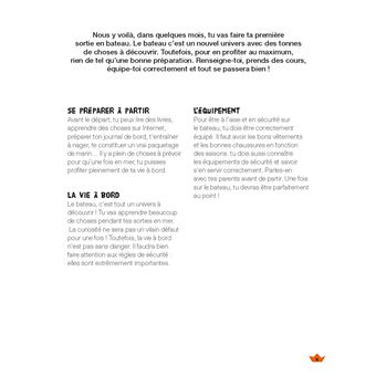 Découvrons la vie à bord, manuel de l'apprenti navigateur