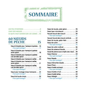 60 noeuds de pêche eau douce & mer