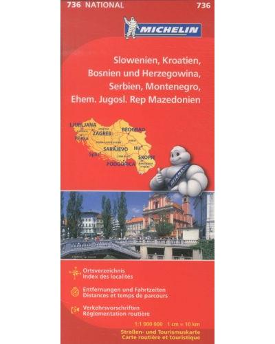 736 slovenie croatie 2012 1:1 000 000 -  Inconnus - broché