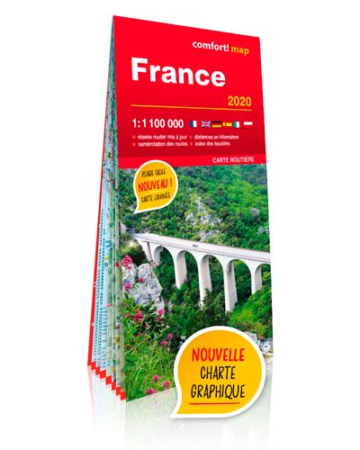 France 2020 1/1m (carte grand format laminée)