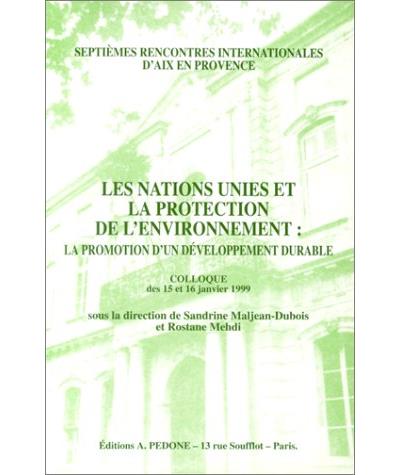 Nations unies et la protection de l'environnement