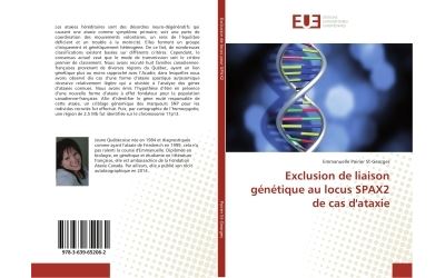 Exclusion de liaison genetique au locus SPAX2 de cas d'ataxie