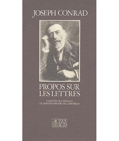 Propos sur les lettres