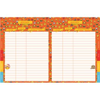 Agenda de texte Emoji 2021 - 2022