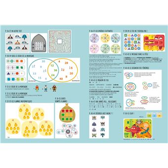 Cahier nombres et graphiques - Fous de maths