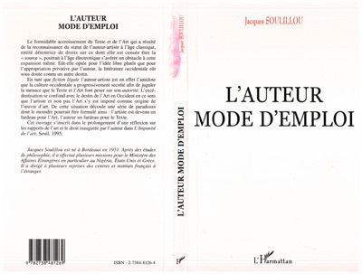 L'auteur mode d'emploi
