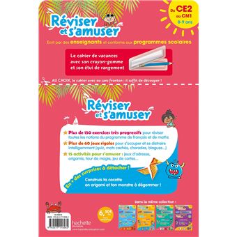 Réviser et s'amuser - Du CE2 au CM1 (8-9 ans) - Cahier de vacances 2023