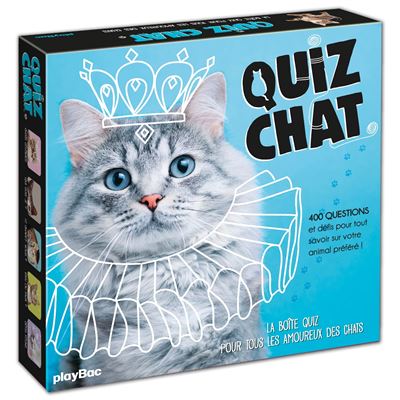 Boîte Quiz Chat -  Collectif - Boîte ou accessoire