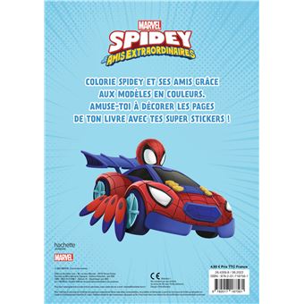 SPIDEY ET SES AMIS EXTRAORDINAIRES - Mes Coloriages avec stickers - MARVEL