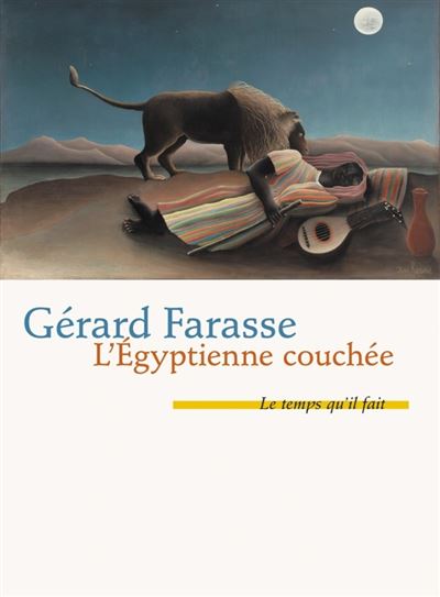 L' Égyptienne couchée - Gérard Farasse - broché