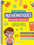 Les fiches de l'école Mathématiques Grande Section