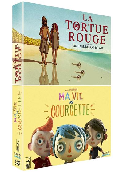Coffret La Tortue Rouge Ma vie de Courgette DVD