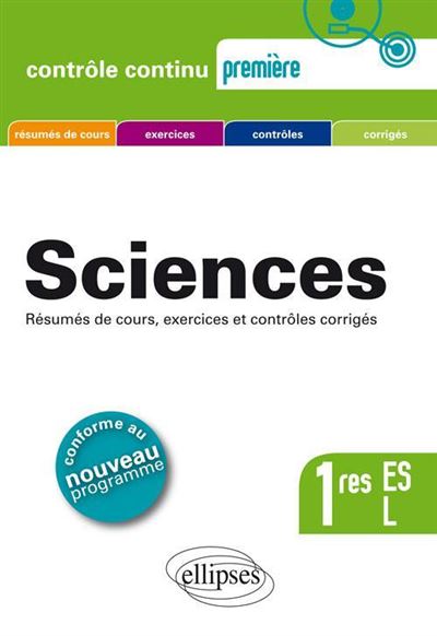 Sciences 1ères ES, L