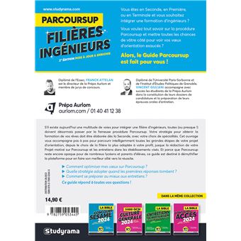 Parcoursup - Filières ingénieurs