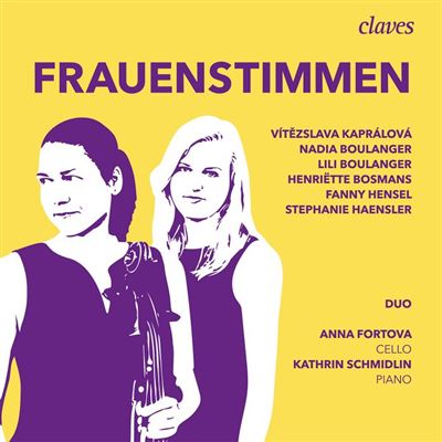 Frauenstimmen Œuvres violoncelle et piano de compositrices