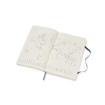 Agenda semainier Moleskine 18 mois Journalier 2019/2020 Bleu saphir