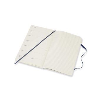 Agenda semainier Moleskine 18 mois Journalier 2019/2020 Bleu saphir