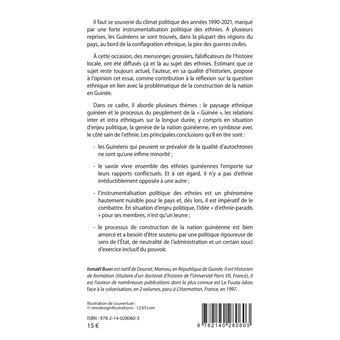 Question ethnique et problématique de la construction de la nation en Guinée