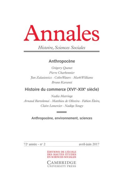 Anthropogène, histoire du commerce, XVIème-XIXème siècles