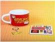 Set Cadeau Mug, Sous Verre et Porte Clés Back To The Future