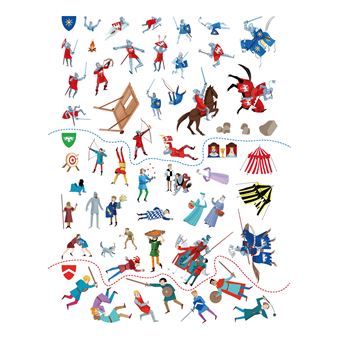 Les chevaliers - Mes petites décalcomanies Usborne