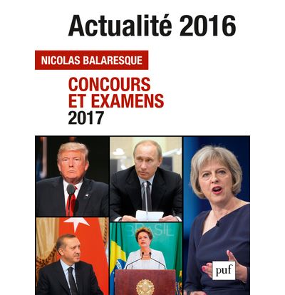 Actualité 2016 - Concours et examens 2017