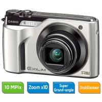 Appareil Photo Casio Exilim FH100 Ultra-compact - Zoom Optique 10x, Argenté, Occasion