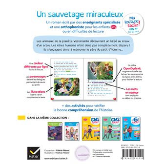 Ma lecture facile dys CM2-6e : Un sauvetage miraculeux