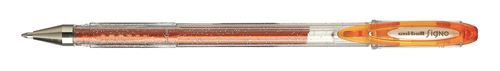 UNIBALL SIGNO PAILLETTE GEL ORANGE