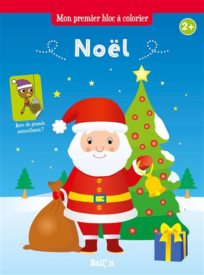 Mon premier bloc a colorier noel